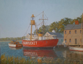 Lightship Nantucket by Roger Gill